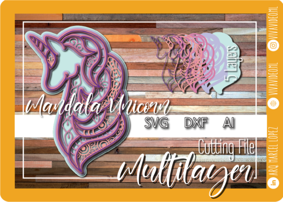 3D SVG Unicorn Mandala: A Playful Branding Touch for Local Businesses