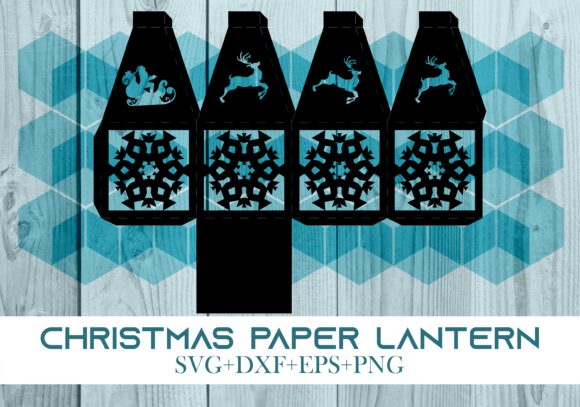 Christmas Paper Lantern Series 0349: A 3D SVG Review