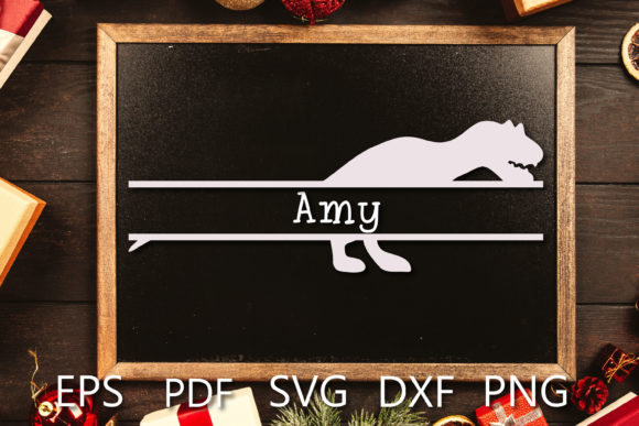 Dinosaur Monogram SVG File: A 3D SVG Design for Playful Editorial Branding