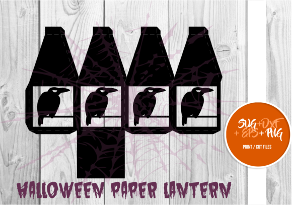 Halloween Paper Lantern Series 085: 3D SVG for Crafters & Etsy Sellers