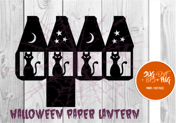 Halloween Paper Lantern Series 096 – 3D SVG Shapes for Holiday Decor & Digital Products