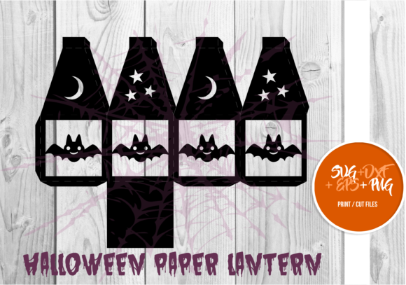 Halloween Paper Lantern Series 102: Festive 3D SVG for Seasonal Branding & Packaging
