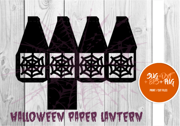 Halloween Paper Lantern Series 134: A 3D SVG Shape That Elevates Seasonal Design