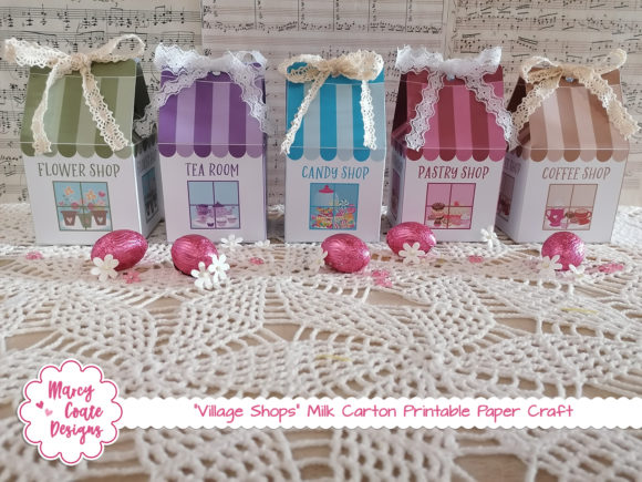 Village Shops Milk Carton 3D SVG: Fantasy Craft Review